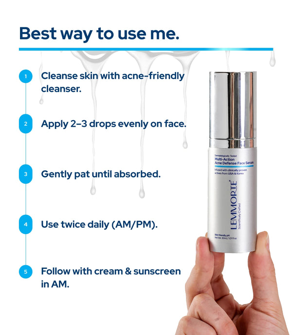 Lemmorte® Multi-Action Acne Defense Face Serum