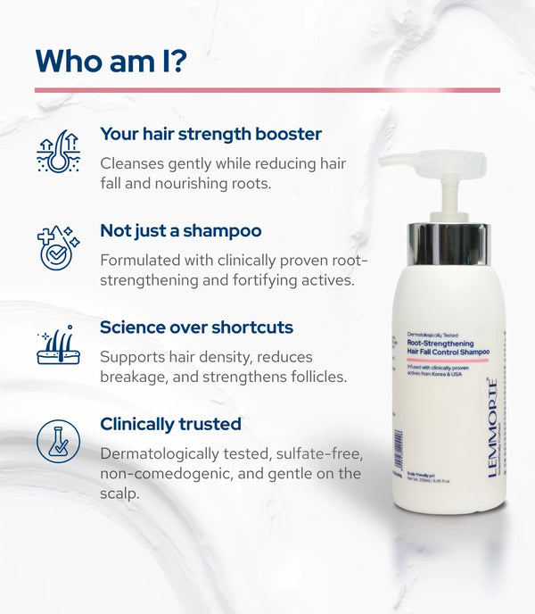 Lemmorte® Root-Strengthening Hair Fall Control Shampoo
