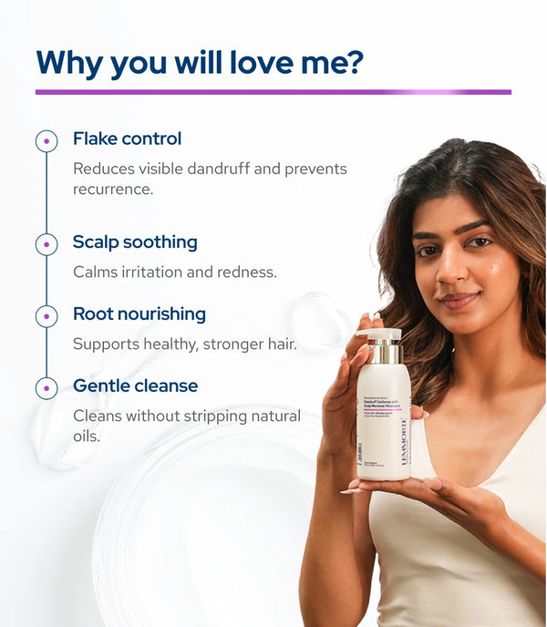 Lemmorte® Dandruff Defense with Scalp Renewal Shampoo