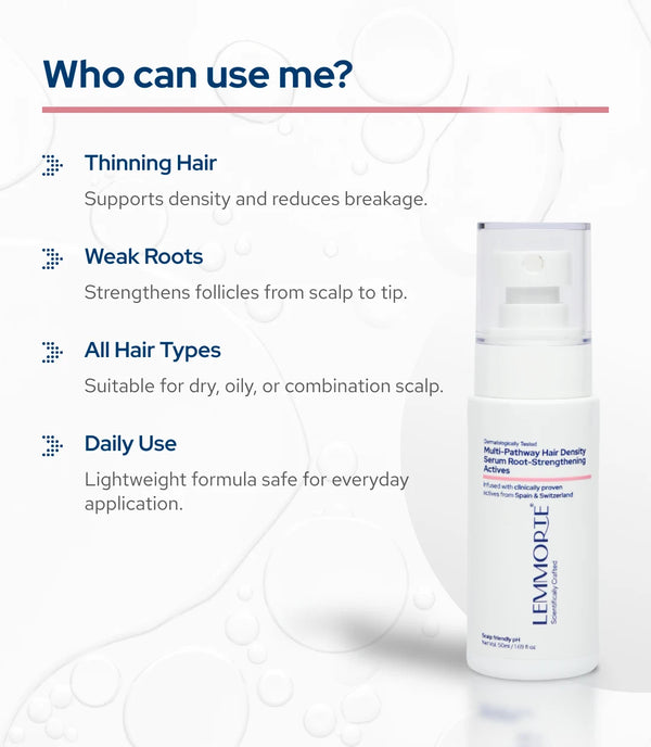 Lemmorte® Multi-Pathway Hair Density Serum with Root-Strengthening Actives