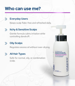 Lemmorte® Dandruff Defense with Scalp Renewal Shampoo