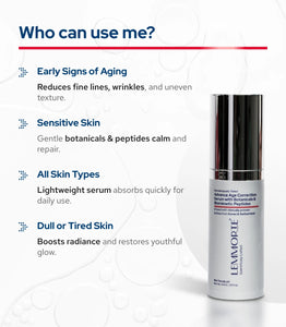Lemmorte® Advanced Age Correction Serum with Botanicals & Biomimetic Peptides