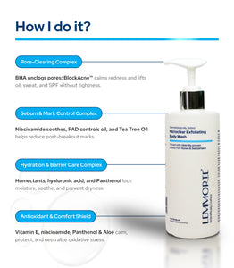 Lemmorte® Microclear Exfoliating Bodywash