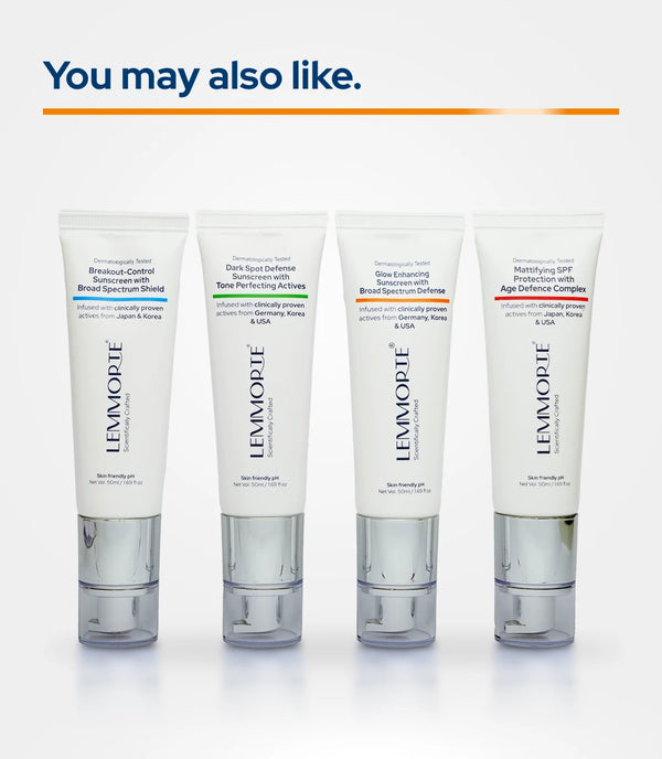 Lemmorte® Glow Enhancing Sunscreen with Broad Spectrum Defense