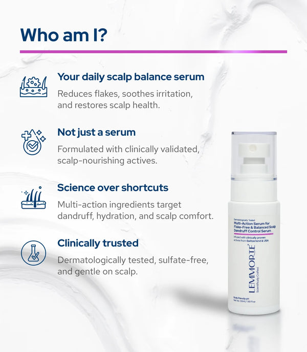 Lemmorte® Multi-Action Serum for Flake-Free & Balanced Scalp