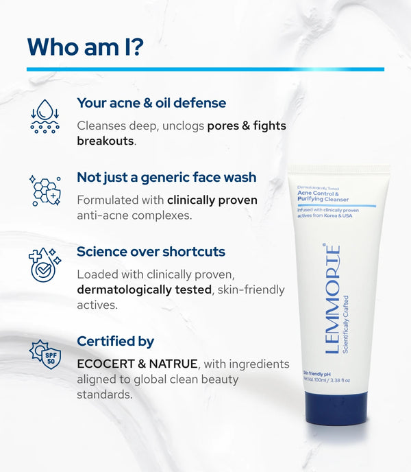 Lemmorte® Acne Control & Purifying Cleanser