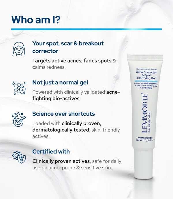 Lemmorte® Acne Corrector & Spot Clarifying Gel