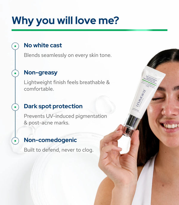 Lemmorte® Dark Spot Defense Sunscreen with Tone-Perfecting Actives