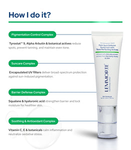 Lemmorte® Dark Spot Defense Sunscreen with Tone-Perfecting Actives