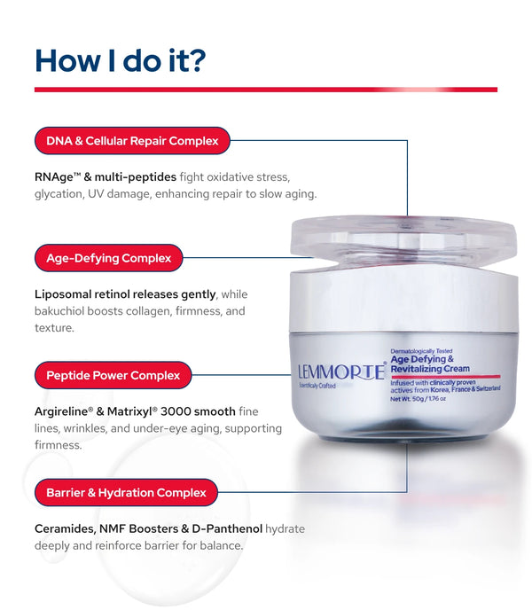 Lemmorte® Age Defying & Revitalizing Cream
