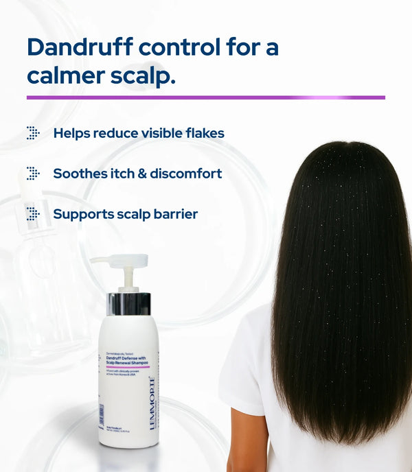 Lemmorte® Dandruff Defense with Scalp Renewal Shampoo