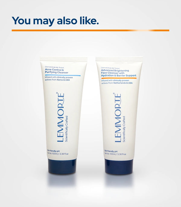 Lemmorte® Advanced Brightening Face Cleanser with Hydration & Barrier Support