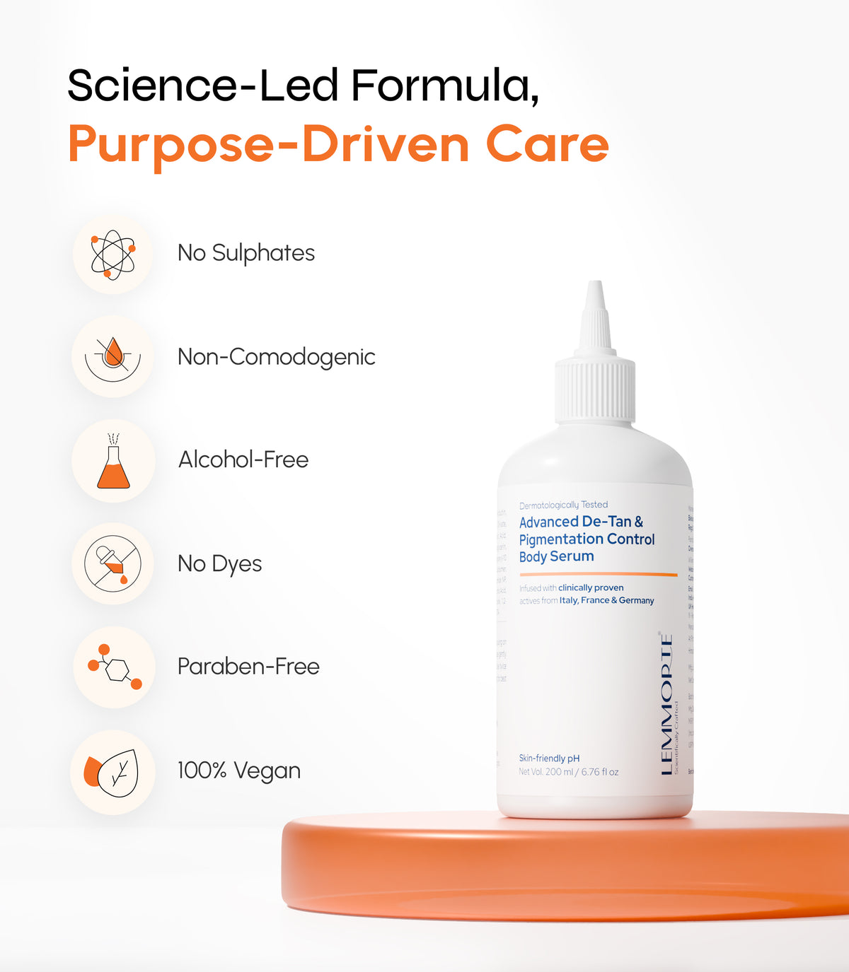 Lemmorte® Advanced De-Tan & Pigmentation Control Body Serum