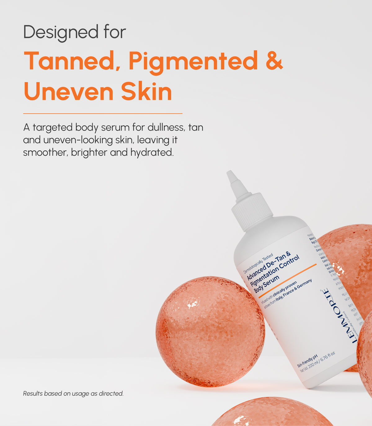 Lemmorte® Advanced De-Tan & Pigmentation Control Body Serum