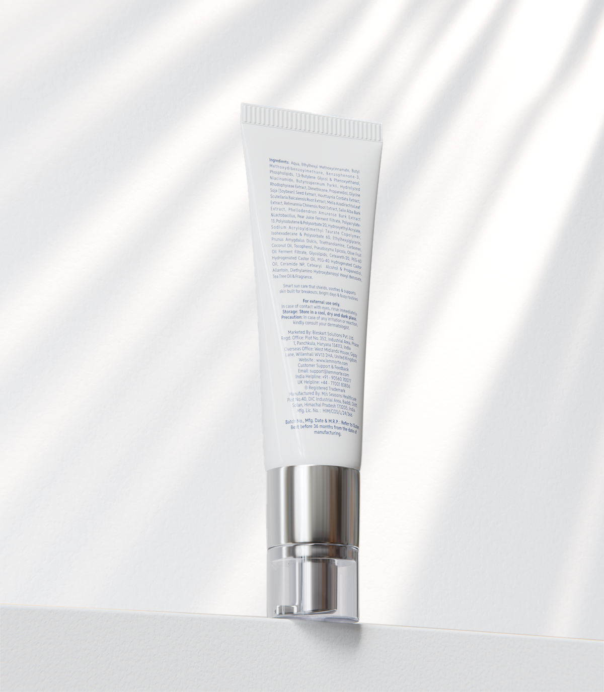 Breakout-Control Sunscreen with Broad Spectrum Shield