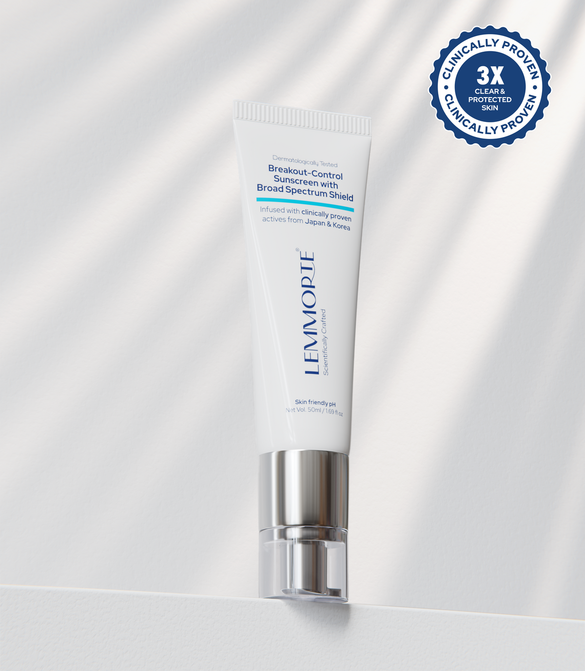 Breakout-Control Sunscreen with Broad Spectrum Shield