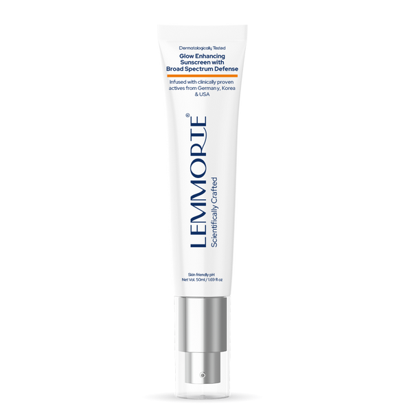 Lemmorte Glow Enhancing Sunscreen with Broad Spectrum Defense 50ml